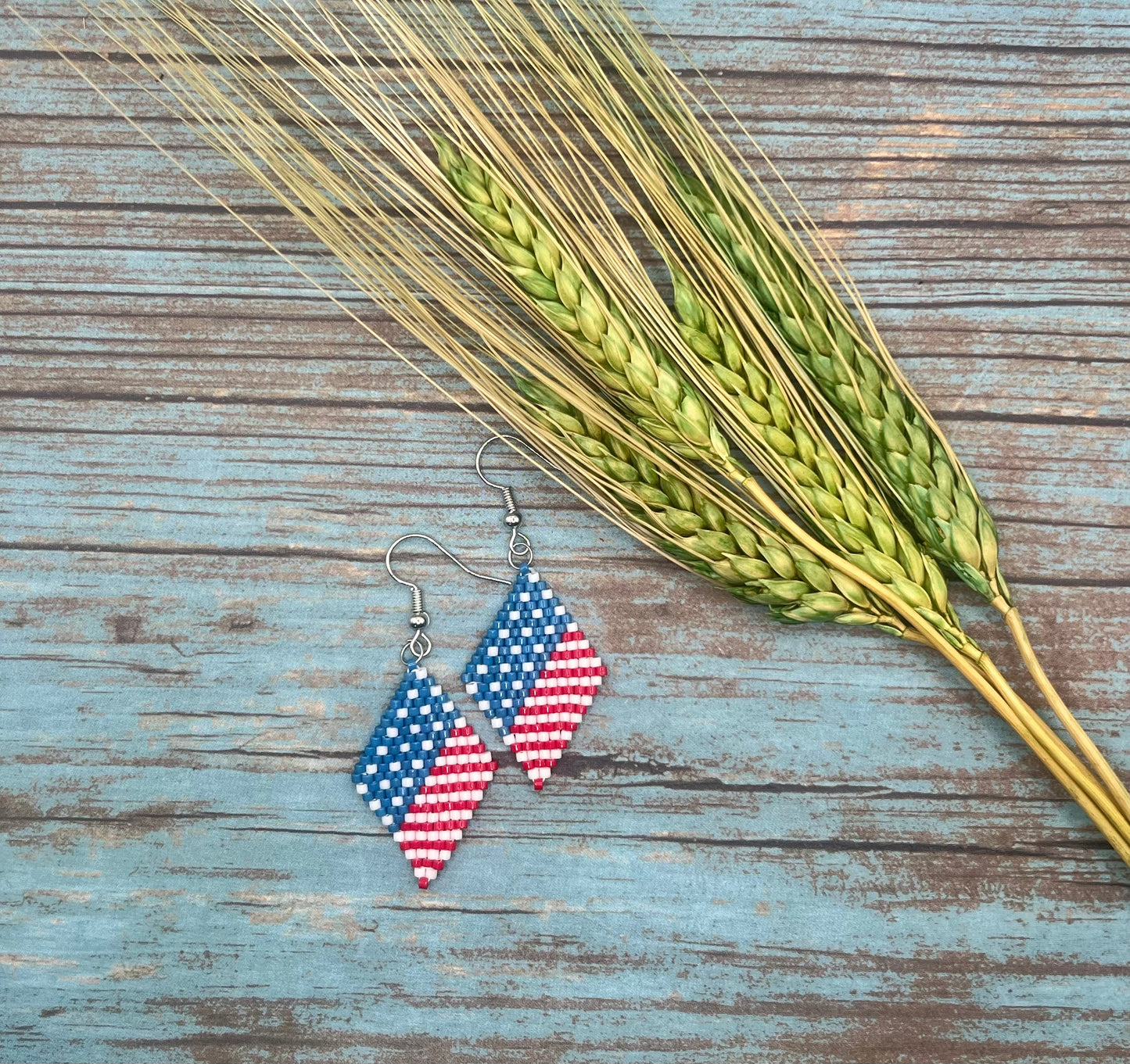 American Flag earrings