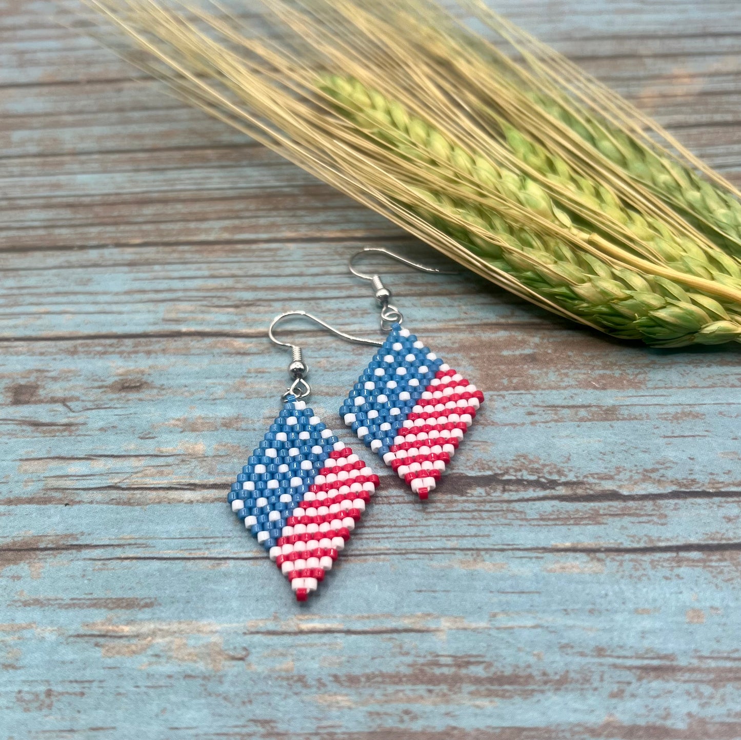 American Flag earrings