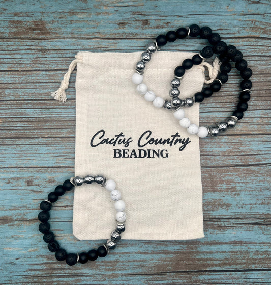Howlite Healer Diffuser Bracelet