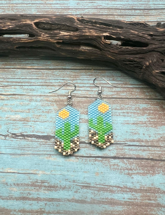 Desert Cactus dangle