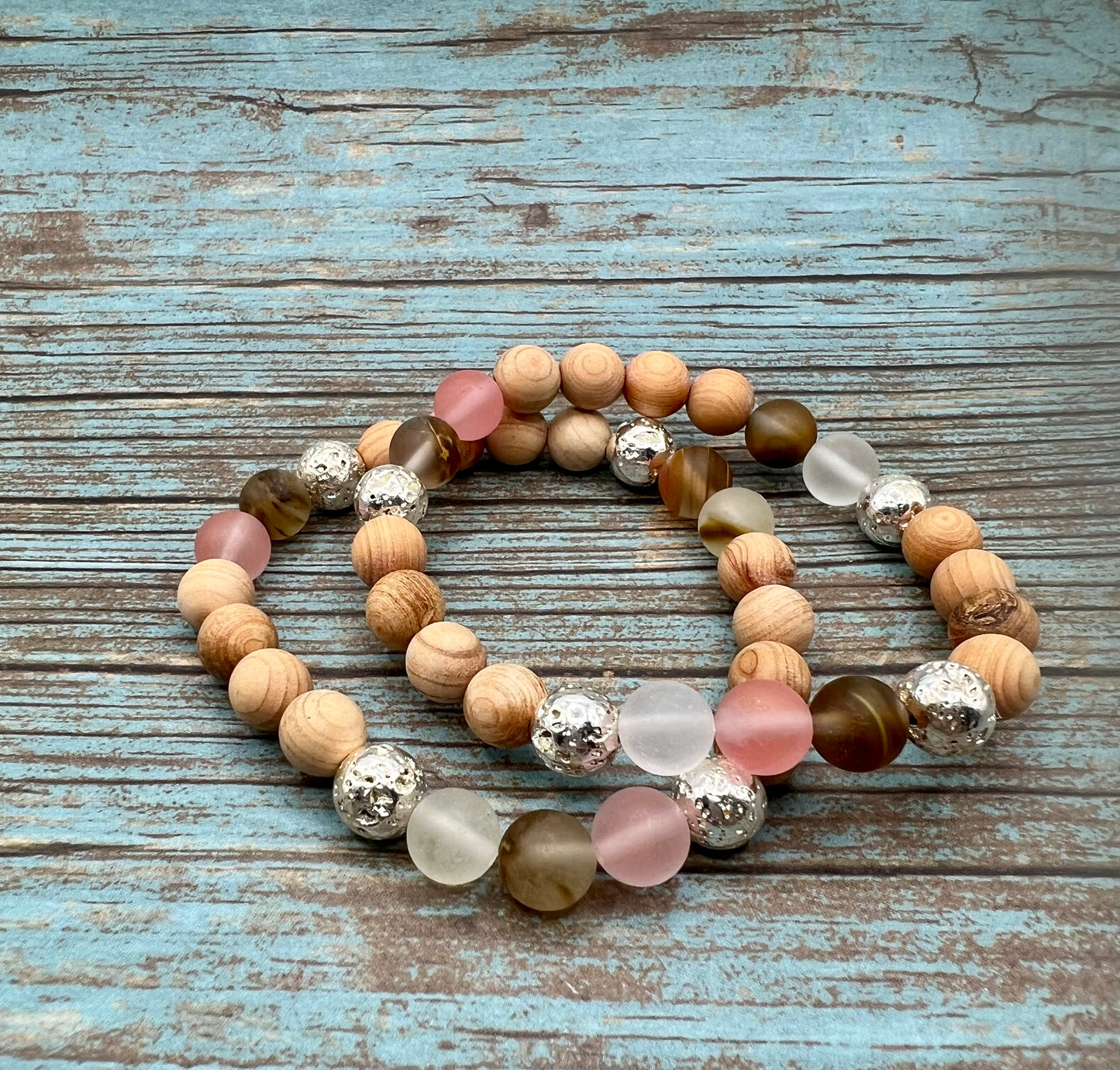 Cherry Quartz Diffuser bracelet