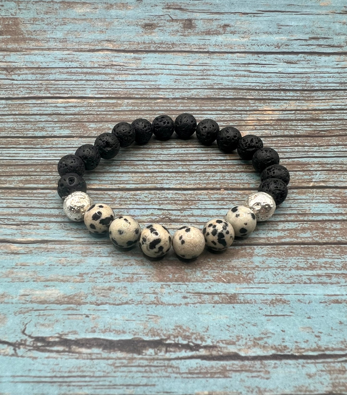 Dalmation Jasper Diffuser bracelet