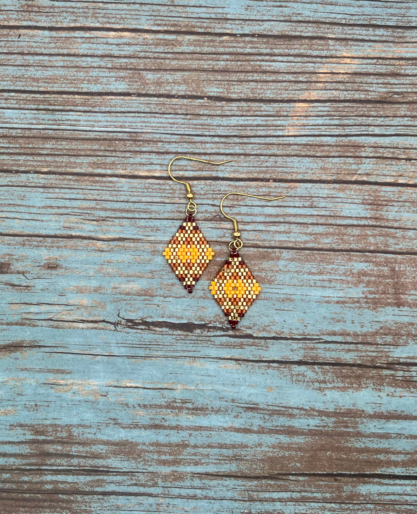 Desert Gold dangle earrings