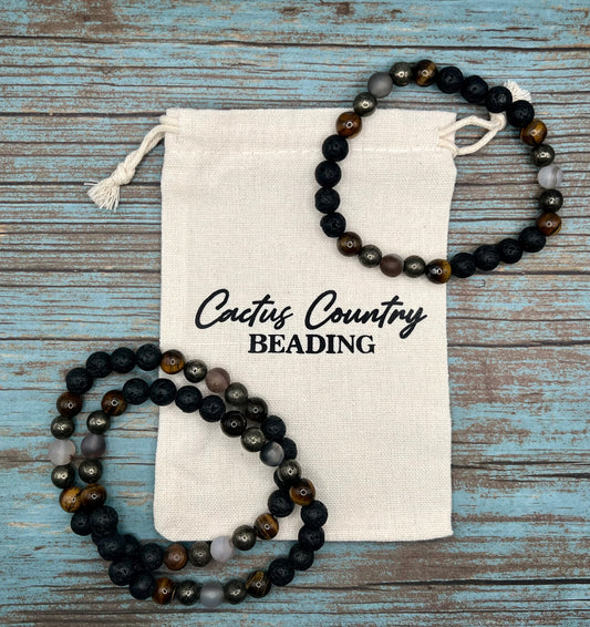 “Boss Mode” Mens Diffuser Bracelet