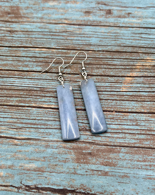 One of a kind Angelite Earrings
