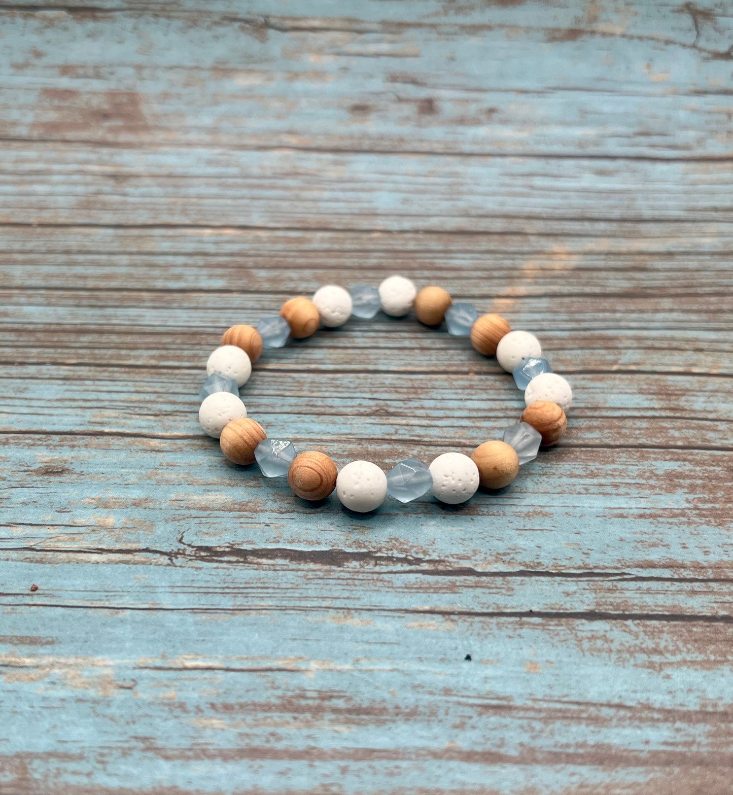 Aquamarine Diffuser bracelet