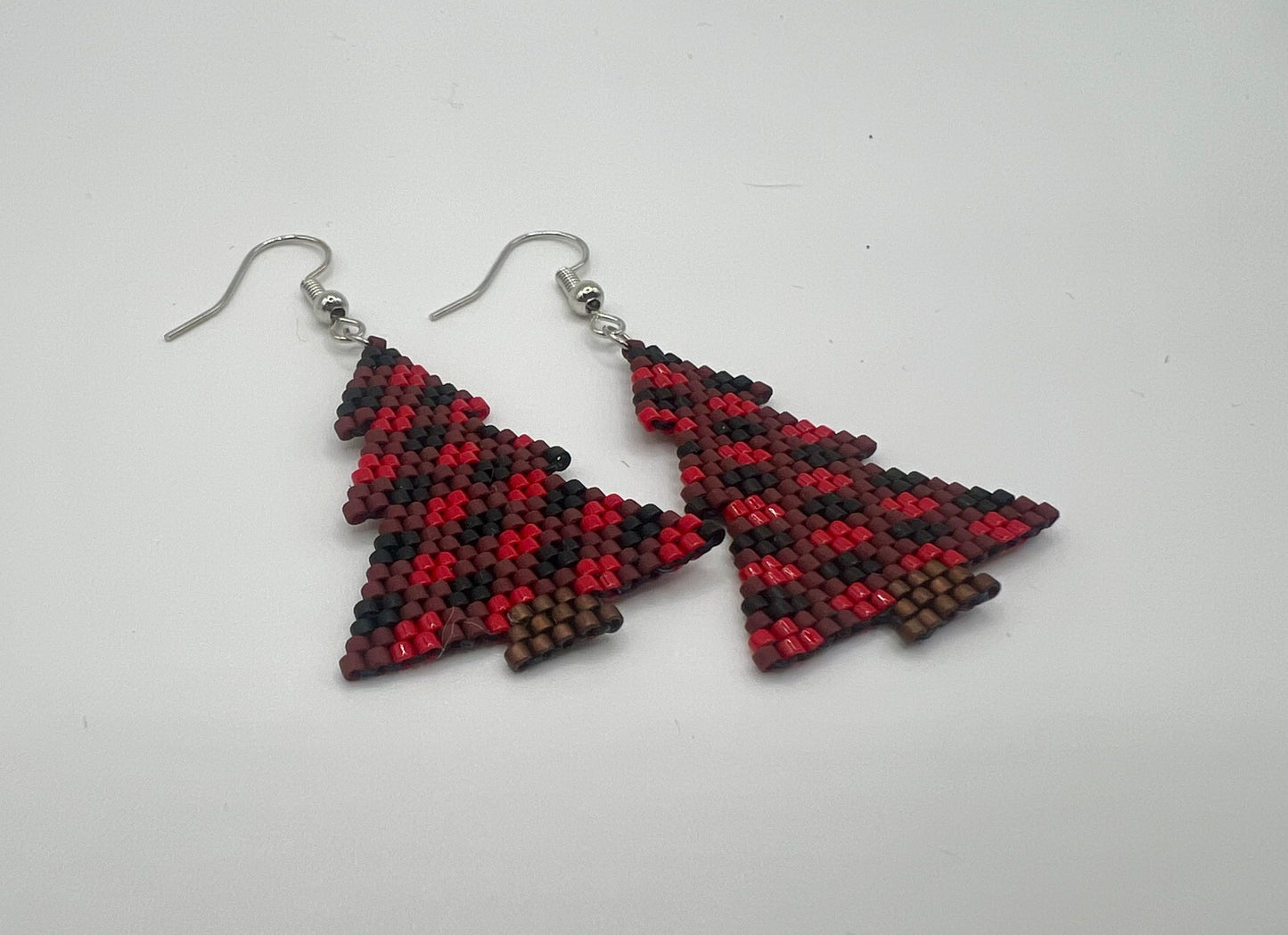 Red Buffalo Plaid Earrings