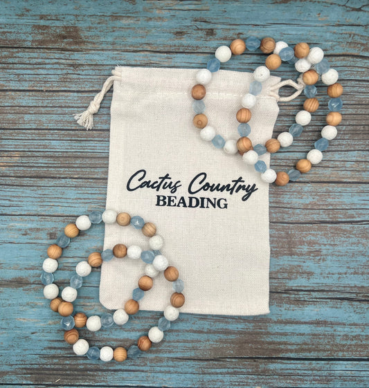 Aquamarine Diffuser bracelet