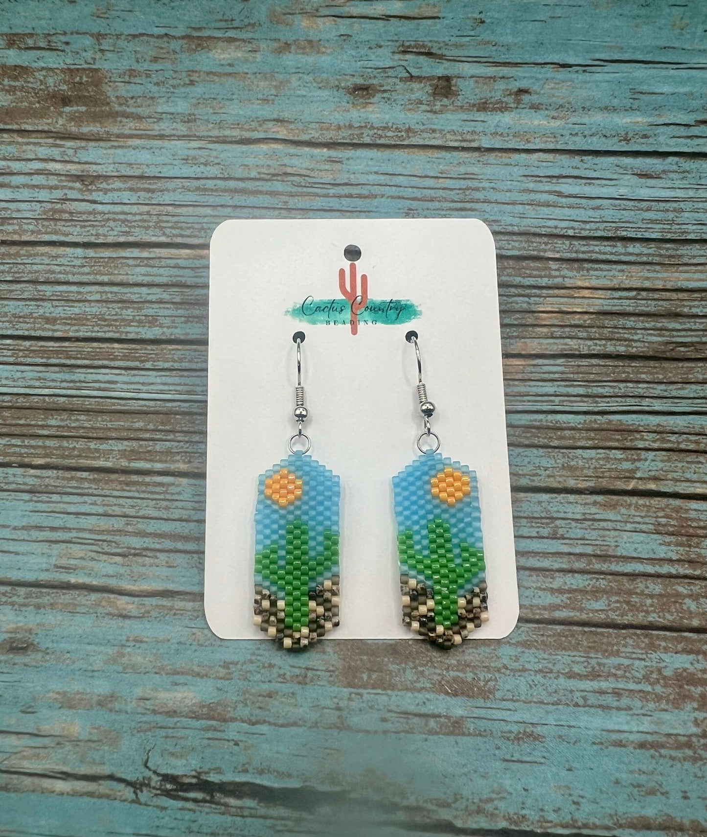 Desert Cactus dangle