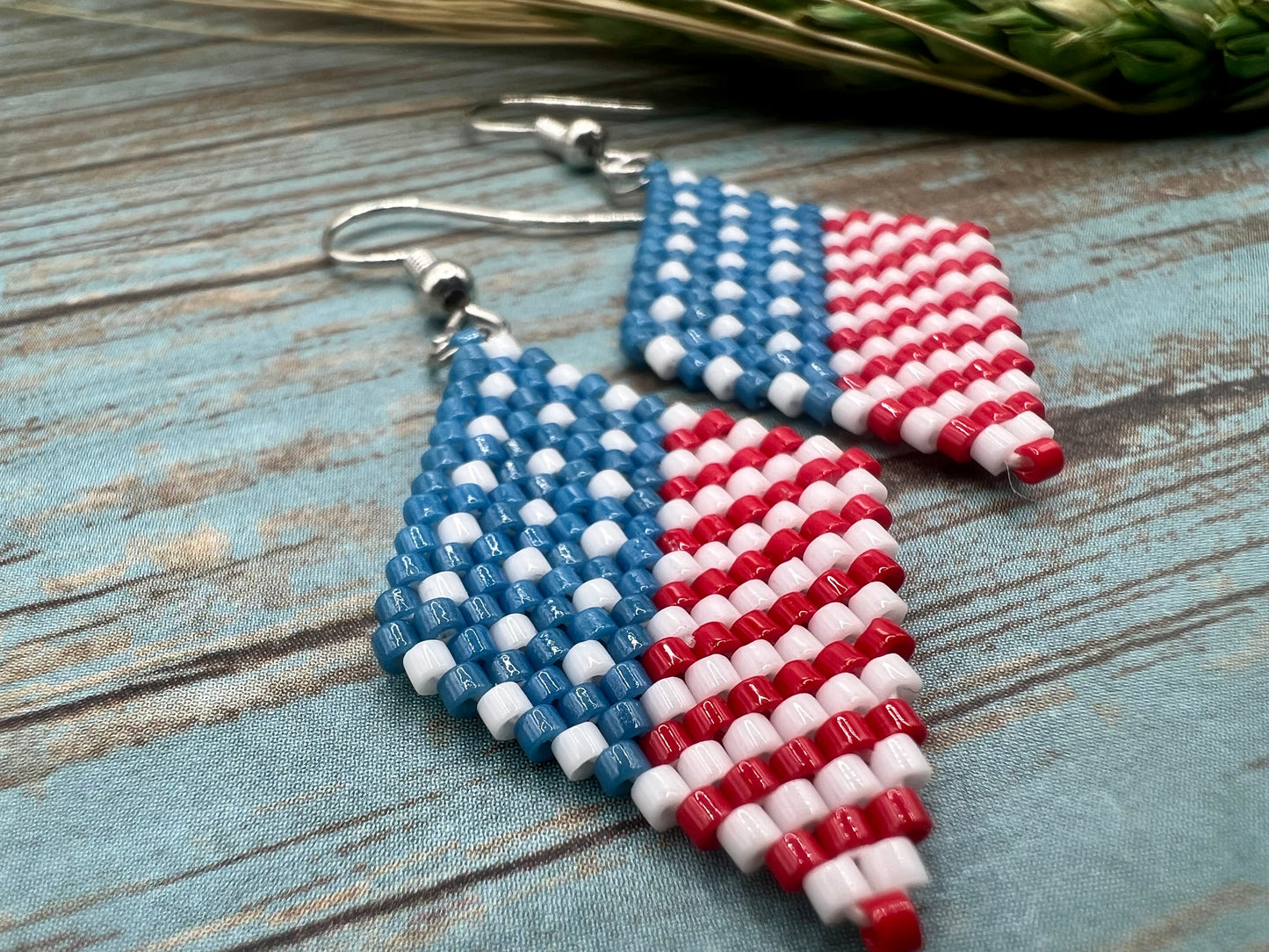 American Flag earrings