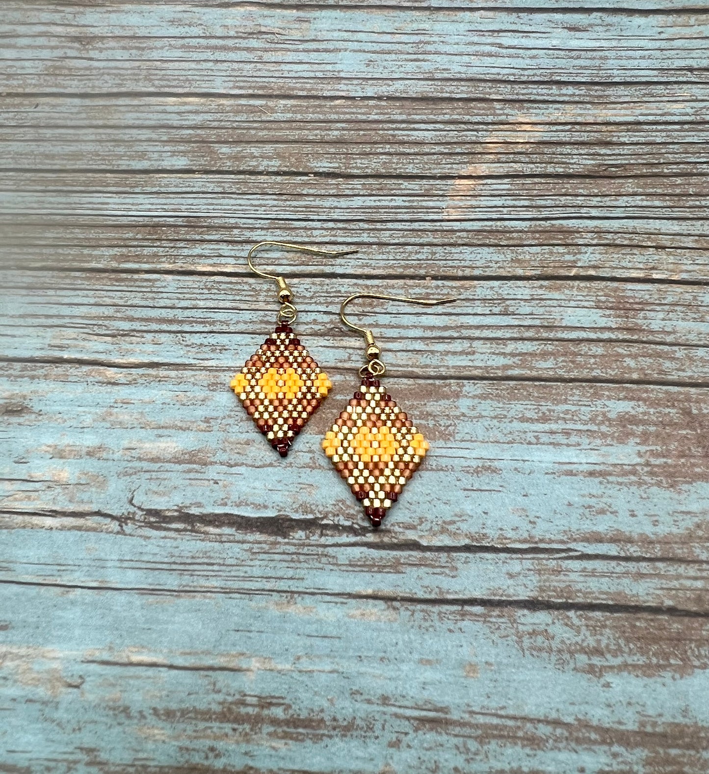 Desert Gold dangle earrings